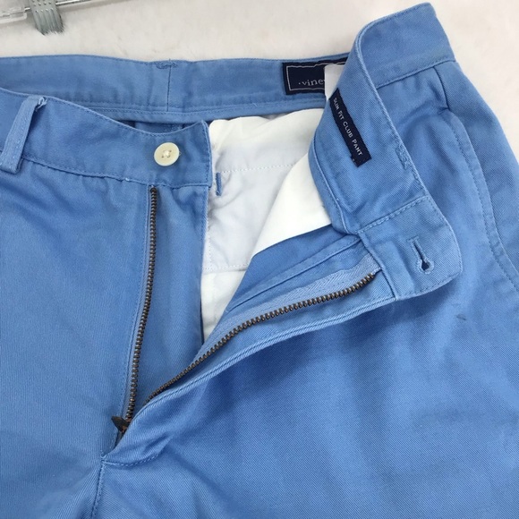 Vineyard Vines Men’s Slim Fit Club Pant Chinos Casual Career Blue Size 30 x 30 - Picture 7 of 8